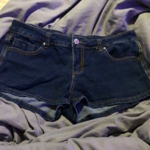 Dark Wash Jean Shorts